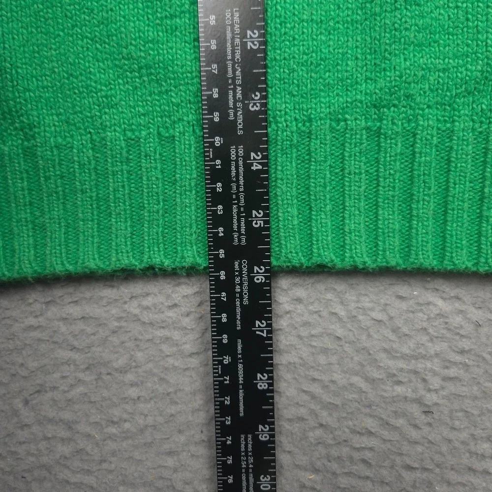 Vintage Polo by Ralph Lauren Sweater Mens XL Cotton Crewneck Green Pony Logo